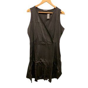 Fensace Sleeveless Summer Mini Dress Womens XL Black‎ Casual Lightweight NWT